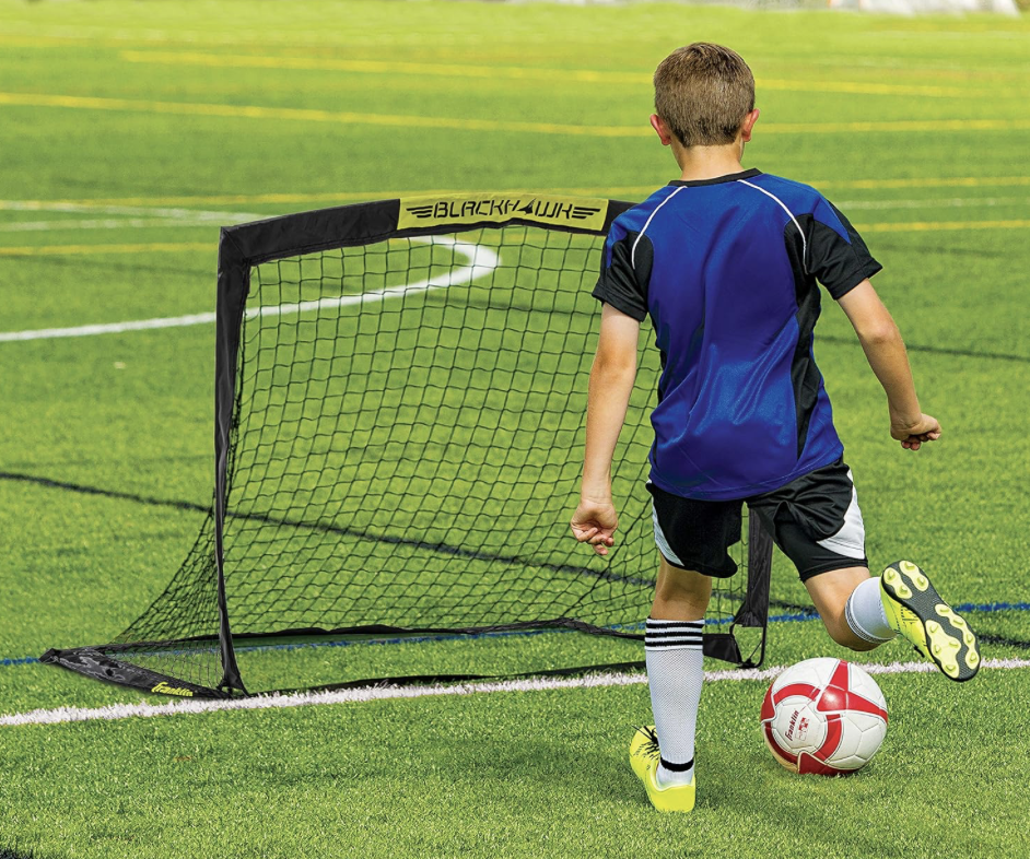 Franklin Sports Blackhawk Pop-Up Soccer Net!